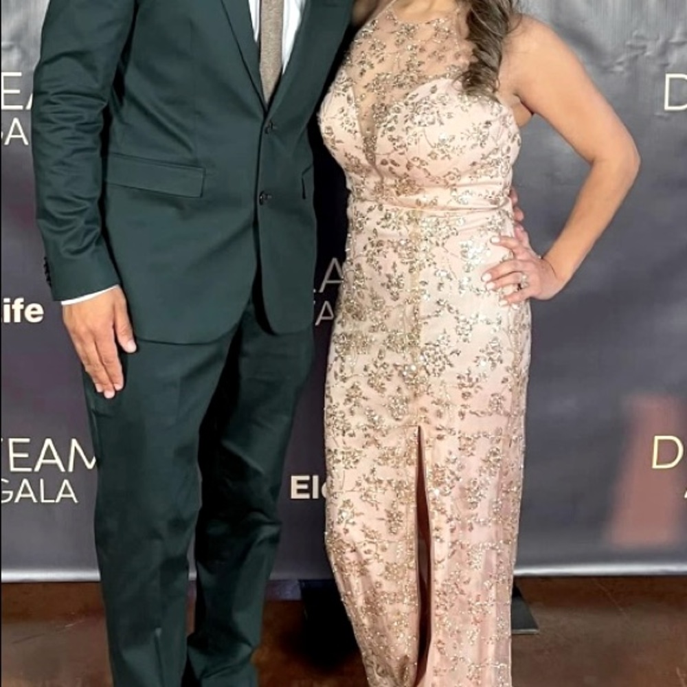 Very beautiful Nude color gown